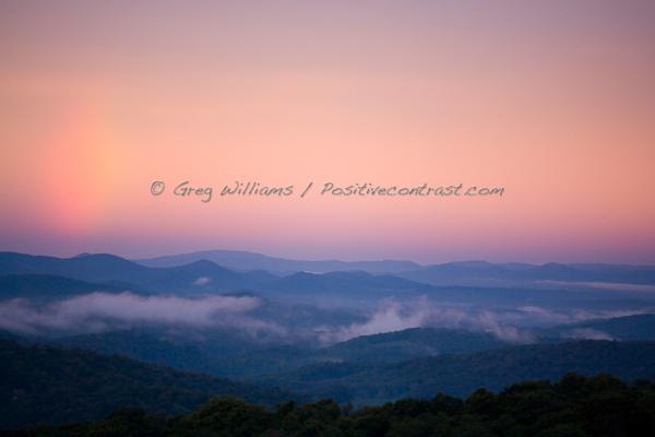 Sunset, NC Mountains, Junaluska